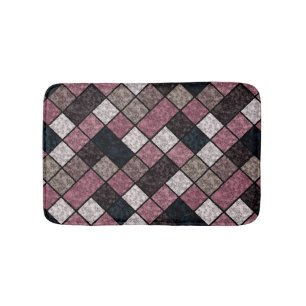 Tapete De Banheiro Padrão de azulejo de pedra granítica sem mármore r