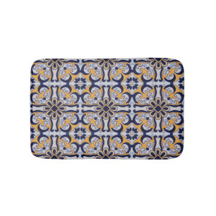 Tapete De Banheiro Padrão de azulejo português