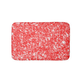 Tapete De Banheiro Padrão de brilho vermelho simples