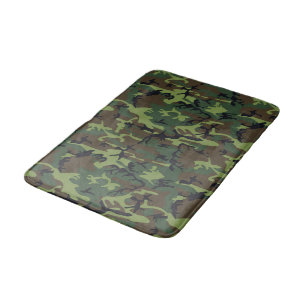 TAPETE DE BANHEIRO PADRÃO DE CAMOFLAGEM