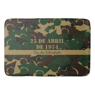 Tapete De Banheiro Padrão de camuflagem de veículo militar