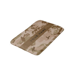 Tapete De Banheiro Padrão de Camuflagem no Deserto, Seu nome, Persona