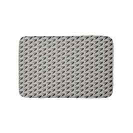 Tapete De Banheiro Padrão de Caneta Tinteiro