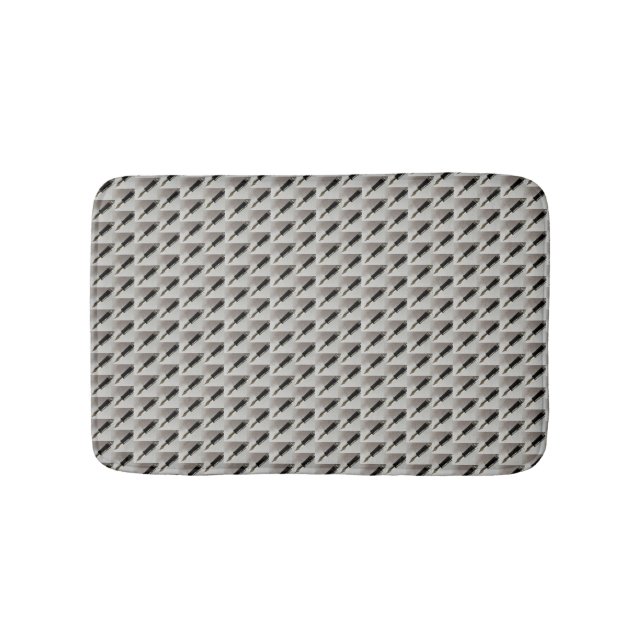 Tapete De Banheiro Padrão de Caneta Tinteiro (frente)