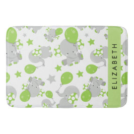 Tapete De Banheiro Padrão De Elefantes, Elefantes Bonitos, Seu Nome