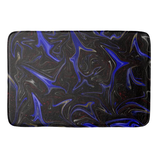 Tapete De Banheiro Padrão De Espaço Exterior Liquidado, (Frente)