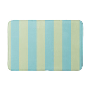 Tapete De Banheiro Padrão de Listras em Pastel Suave – Limão Creme e 
