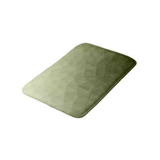 Tapete De Banheiro Padrão de malha geométrica gradiente verde claro d