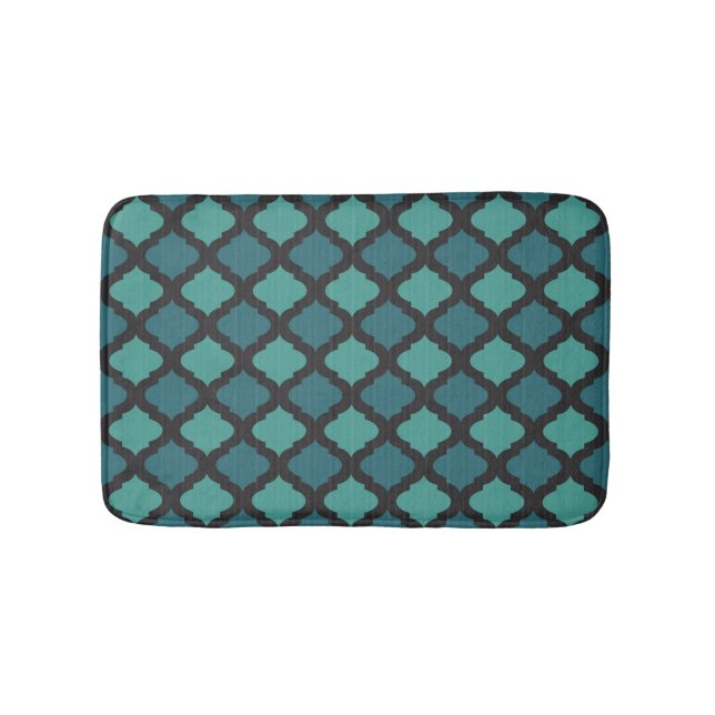 Tapete De Banheiro Padrão de mosaico no estilo de árabe (frente)