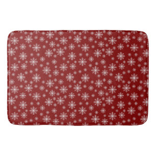 Tapete De Banheiro Padrão de Natal Bath Mat