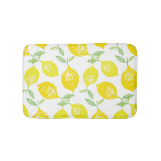 Tapete De Banheiro Padrão de porta de Fruta tropical