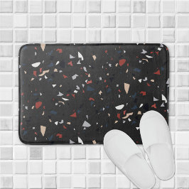Tapete De Banheiro Padrão de Terrazzo Moderno Abstrato de Meados do S