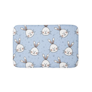 Tapete De Banheiro Padrão do coelho coelho adorável