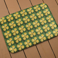 Padrão Floral Amarelo Celandina Papoila