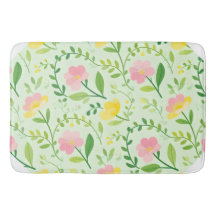Padrão Floral Pastel de Primavera