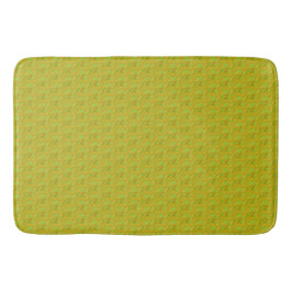 Tapete De Banheiro Padrão Floral Verde Chartreuse Elegante