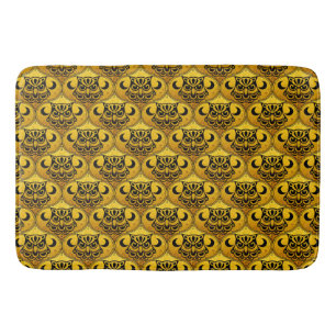 Tapete De Banheiro Padrão Mosaico Shamanic Night Owl + sua ideia