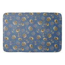 padrão náutico azul