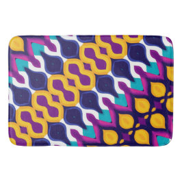 Tapete De Banheiro Padrão simétrico engraçado