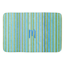 Padrão Teal, Blue, Green e White Stripe