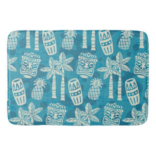 Tapete De Banheiro Padrão Tiki Moderno Retro de Meados do Século