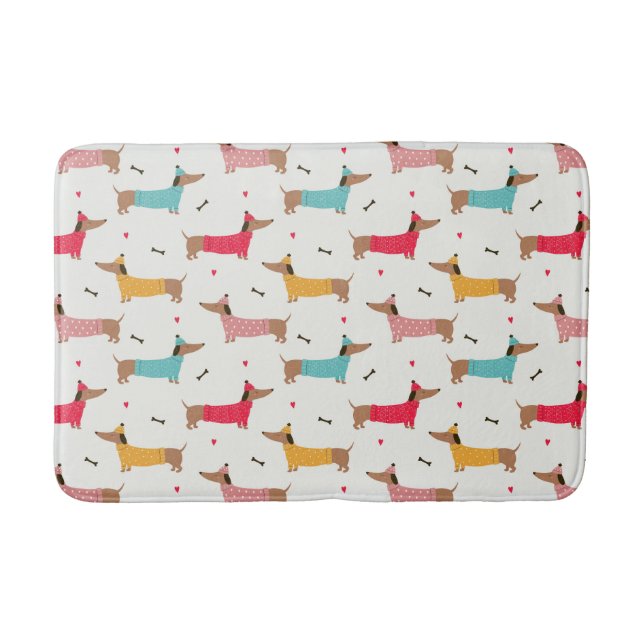 Tapete De Banheiro Padrões de Férias dos Suecos (Frente)