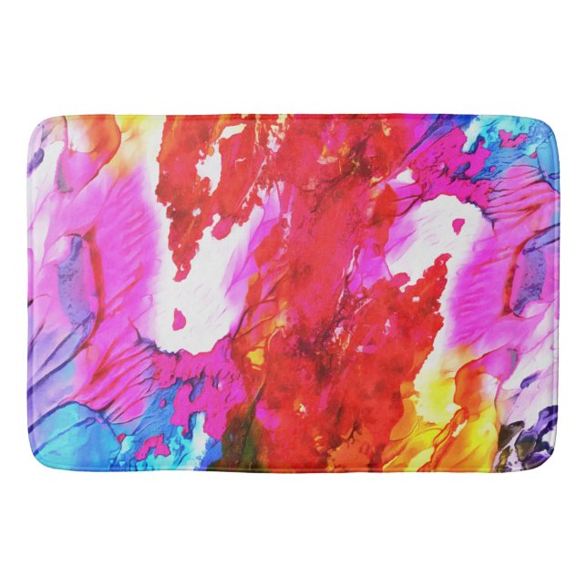 Tapete De Banheiro Paint Streams Bath Mat (Frente)