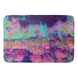 Tapete De Banheiro Paisagem Impressionista Puro e Rosa Quente