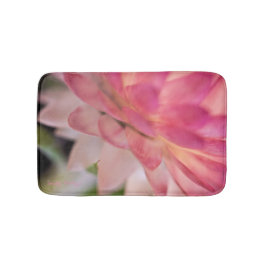 Tapete De Banheiro Palha rosa-branca