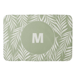 Tapete De Banheiro Palma Elegante Deixa Leite Verde Oleícola Personal