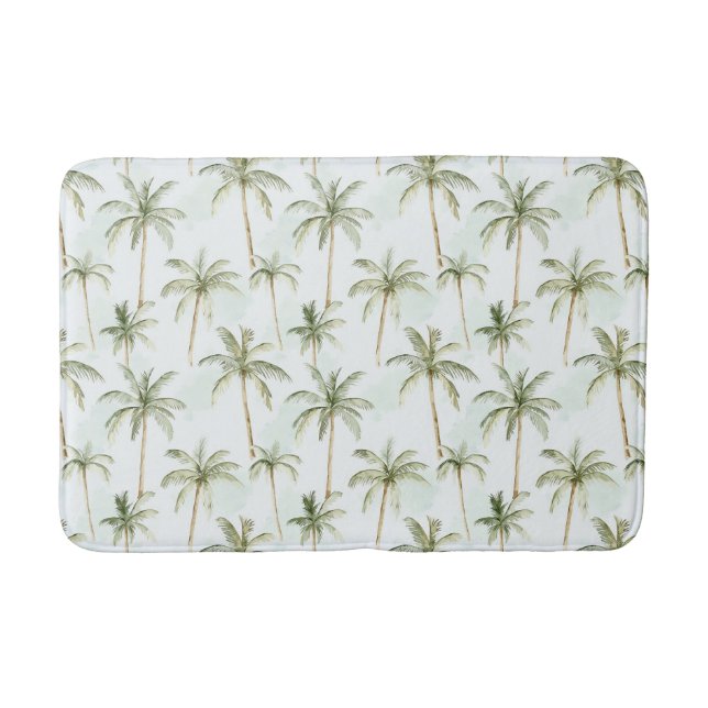 Tapete De Banheiro Palmeiras Tropicais (Frente)