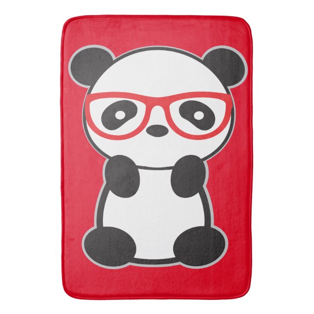 Tapete De Banheiro Panda Bathroom Rug (Frente Vertical)