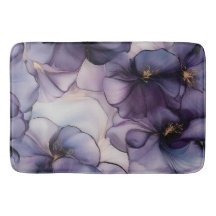 Panteras Roxas Violetas Aquarela Floral