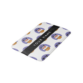 Tapete De Banheiro Papai Noel Na Chaminé, Neve, Natal, Ano Novo