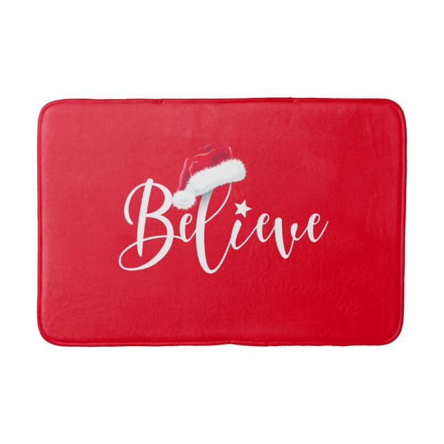 Tapete De Banheiro Papais noeis de Equipe - Feliz Design de Natal com (Frente)