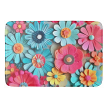 Papel Colorido Arte Floral