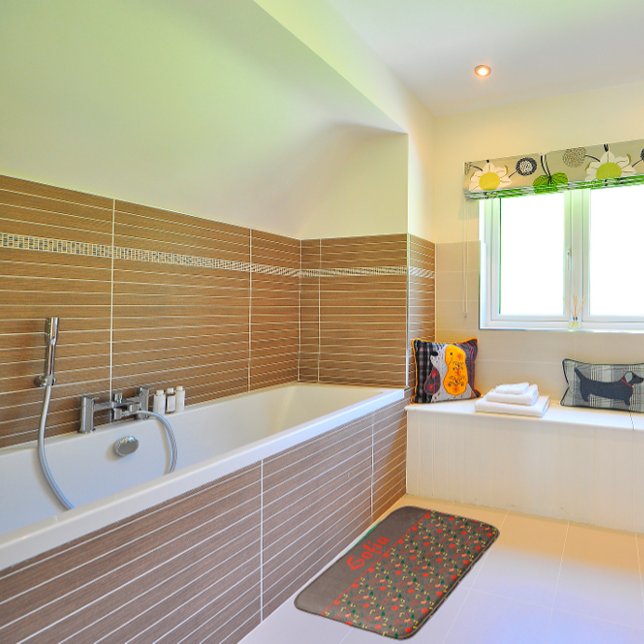 Tapete De Banheiro Papo marrom de papoula (Criador carregado)