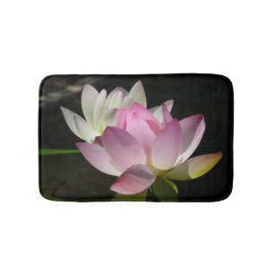 Tapete De Banheiro Par de Flores de Lotus II