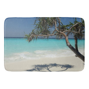 Tapete De Banheiro Paraíso Sunny Tropical Beach Ocean