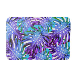 Tapete De Banheiro Paraíso tropical Monstera deixa padrão Abstrato