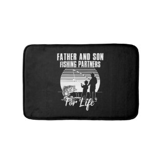 Tapete De Banheiro Parceiro de pesca Padre & Son para toda a vida
