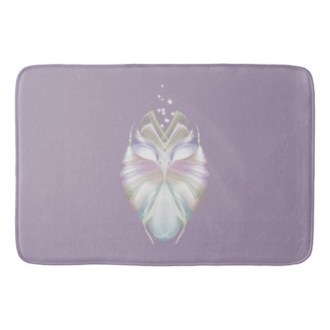 Tapete De Banheiro Pastel Purple Oracle Owl (Frente)