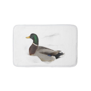 Tapete De Banheiro Pato em esteiras de banho da neve