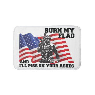 Tapete De Banheiro Patriota Americano