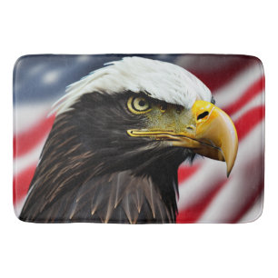 Tapete De Banheiro Patriótico/Águia/Americano/EUA