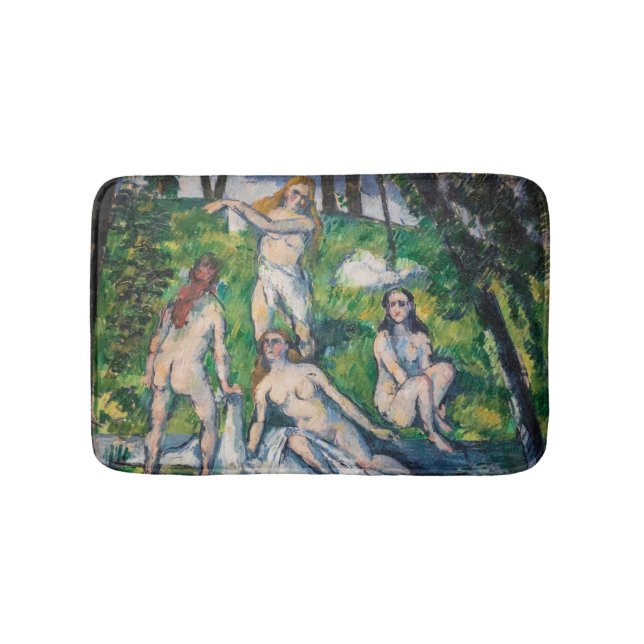 Tapete De Banheiro Paul Cezanne - Quatro Bathers (frente)