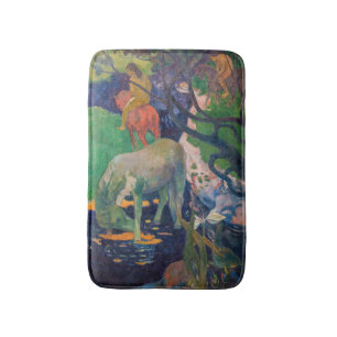 Tapete De Banheiro Paul Gauguin - O Cavalo Branco
