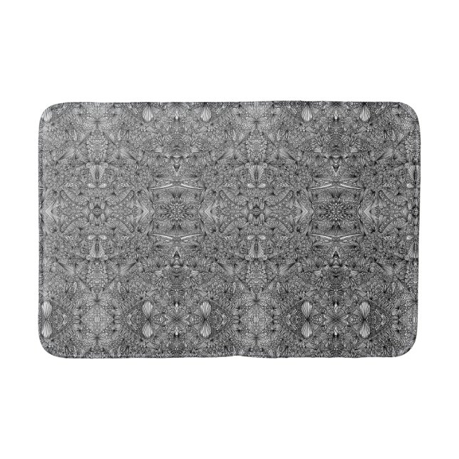 Tapete De Banheiro Pavo Pontem Abstrato Bath Mat (Frente)