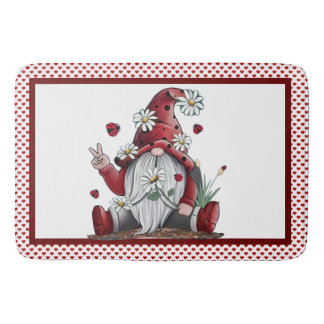 Tapete De Banheiro Paz E Amor Gnomos Bath Mat