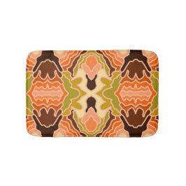 Tapete De Banheiro Peach Fuzz Boho Chique Geométrico